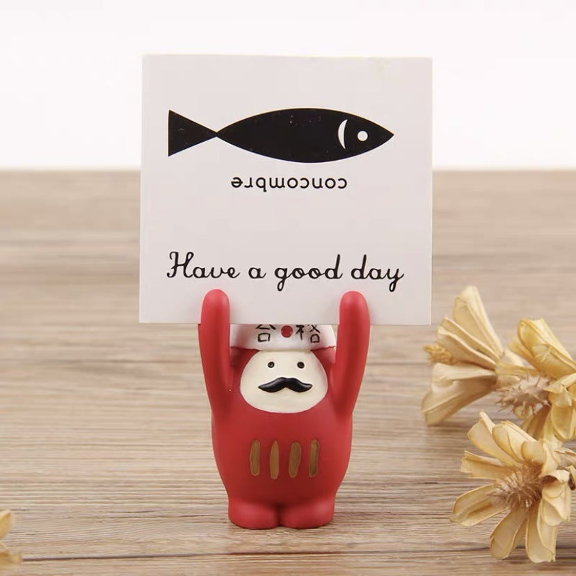 Piggy Japanese Cute Animal Panda Message Card