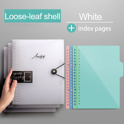 Removable Transparent Binder Notebook