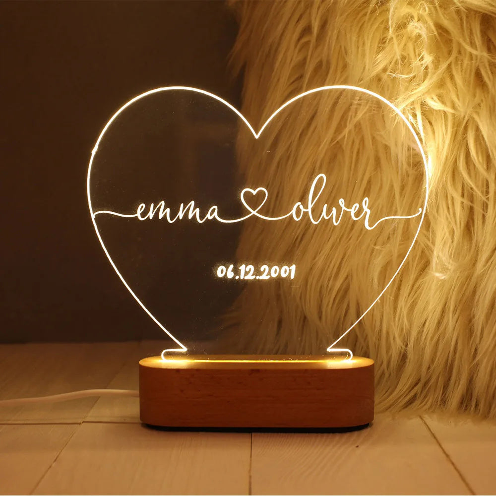 Custom Night Light Gift