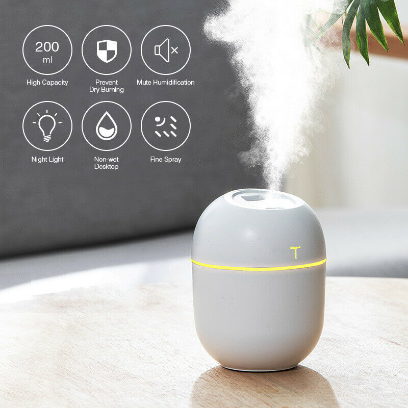 Mini Ultrasonic USB Oil Diffuser Car