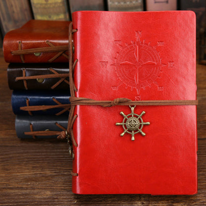 Retro pirate ship notebook