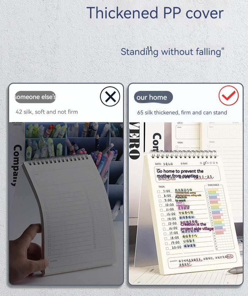 Daily Planner Travel Planning B5 Notebook