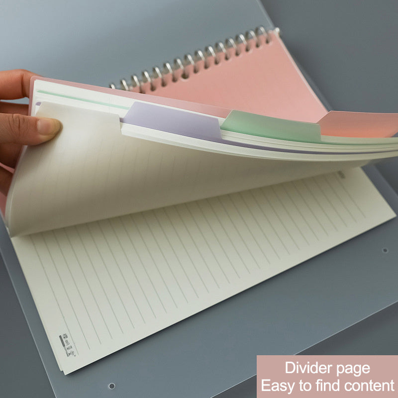 Removable Transparent Binder Notebook