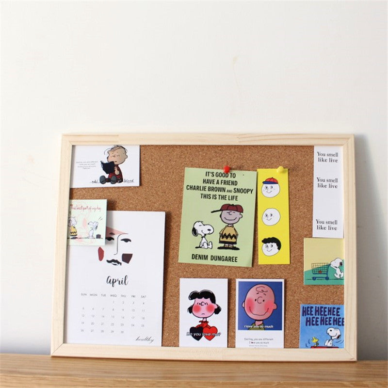 Nordic Style Cork Photo Wall Photo