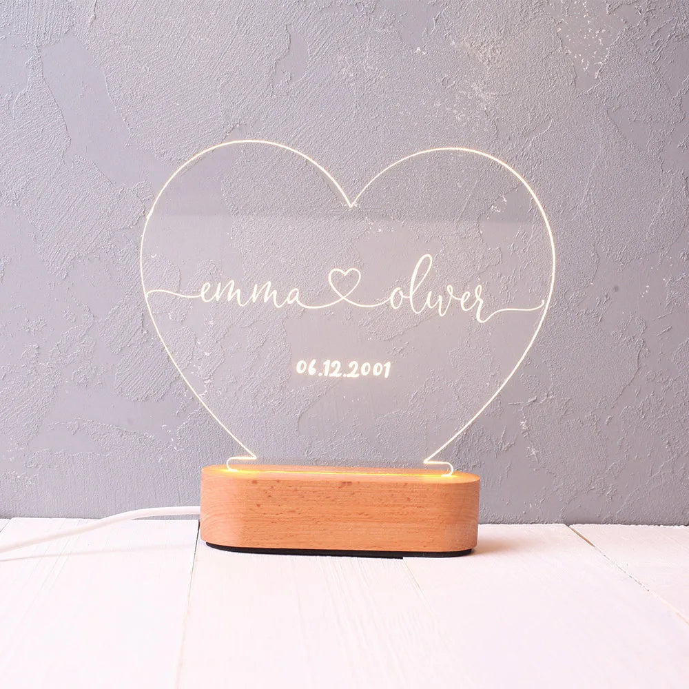Custom Night Light Gift