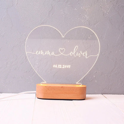 Custom Night Light Gift