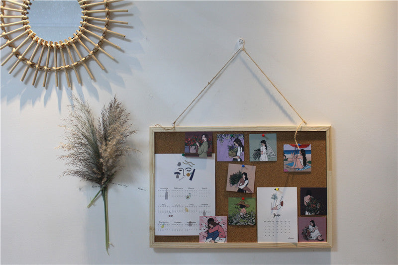 Nordic Style Cork Photo Wall Photo