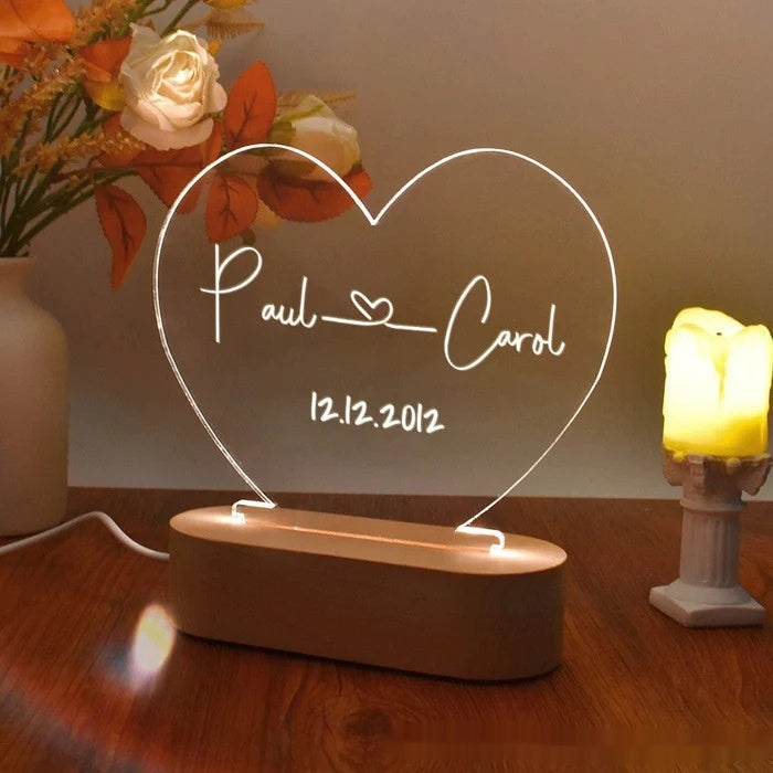 Custom Night Light Gift