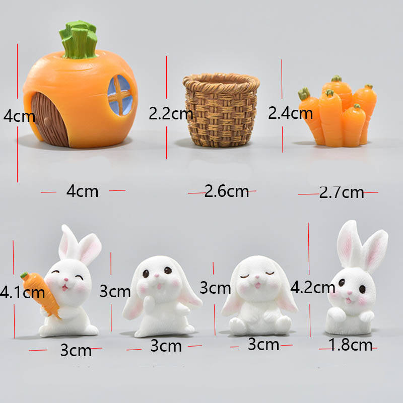 Succulent Mini Cute Animal Ornament