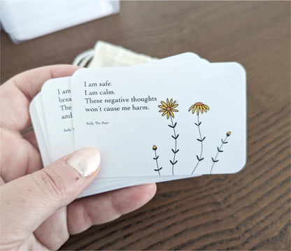 Pocket Poem Healing Card For Anxiety Relief