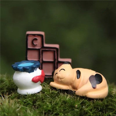 Succulent Mini Cute Animal Ornament