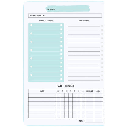Non Dated Planner Agenda Notebook Diary