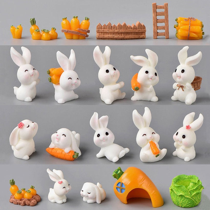 Succulent Mini Cute Animal Ornament