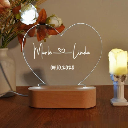 Custom Night Light Gift