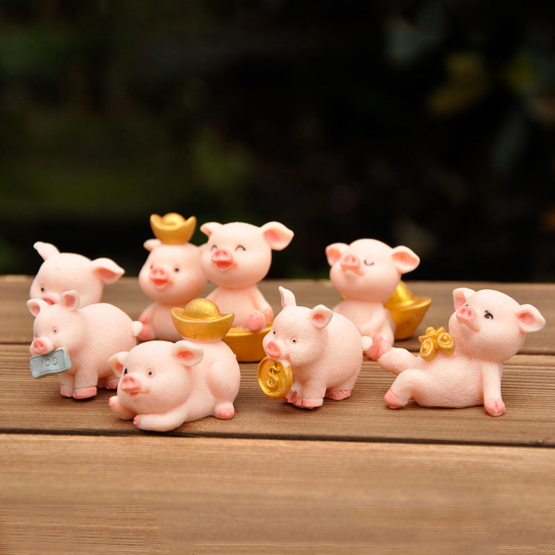 Succulent Mini Cute Animal Ornament
