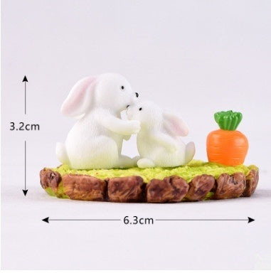 Succulent Mini Cute Animal Ornament