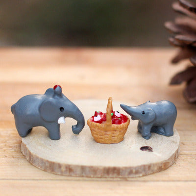 Succulent Mini Cute Animal Ornament