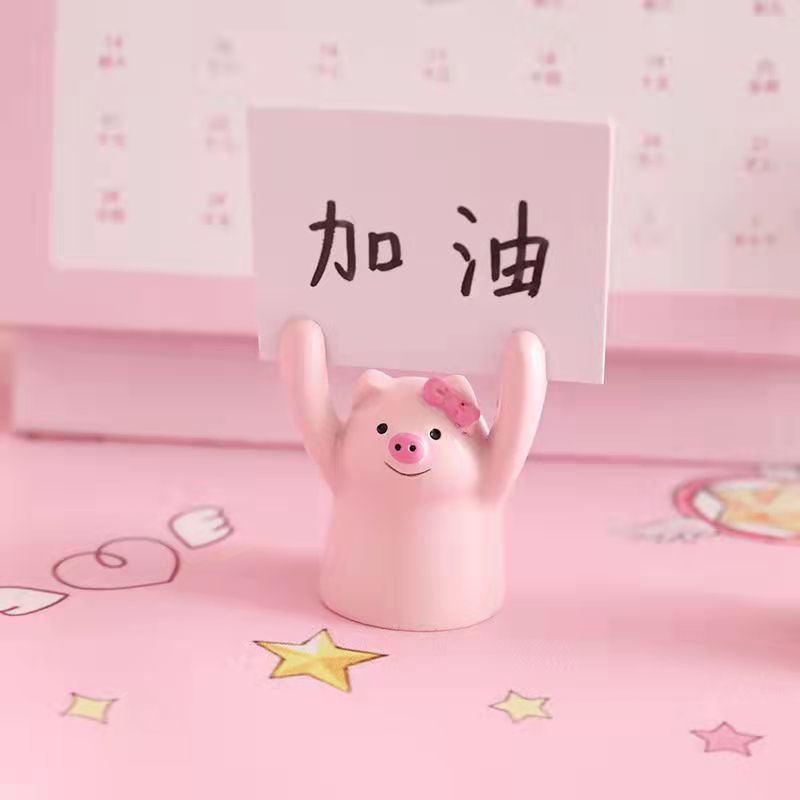 Piggy Japanese Cute Animal Panda Message Card