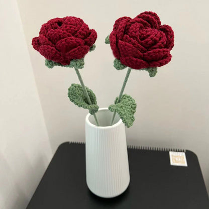 Wool Rose Shape Living Room Decoration