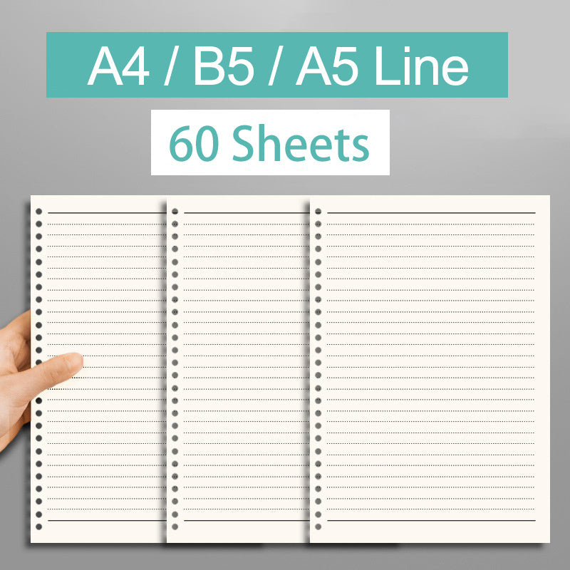 Removable Transparent Binder Notebook