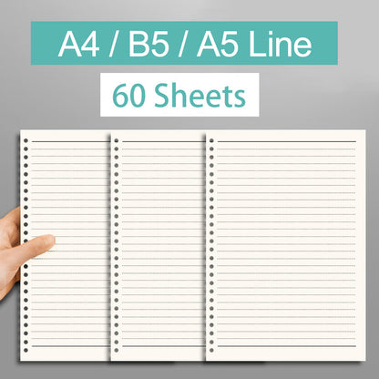Removable Transparent Binder Notebook
