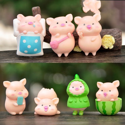 Succulent Mini Cute Animal Ornament