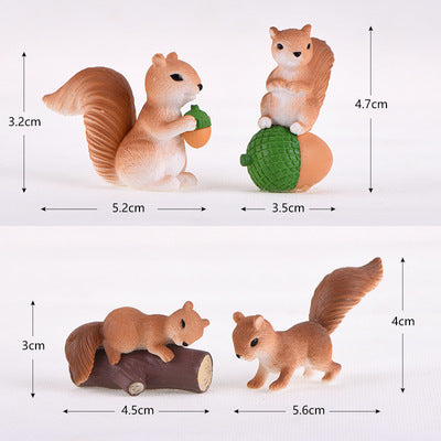 Succulent Mini Cute Animal Ornament