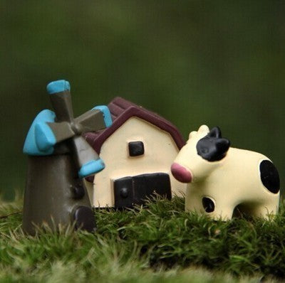 Succulent Mini Cute Animal Ornament