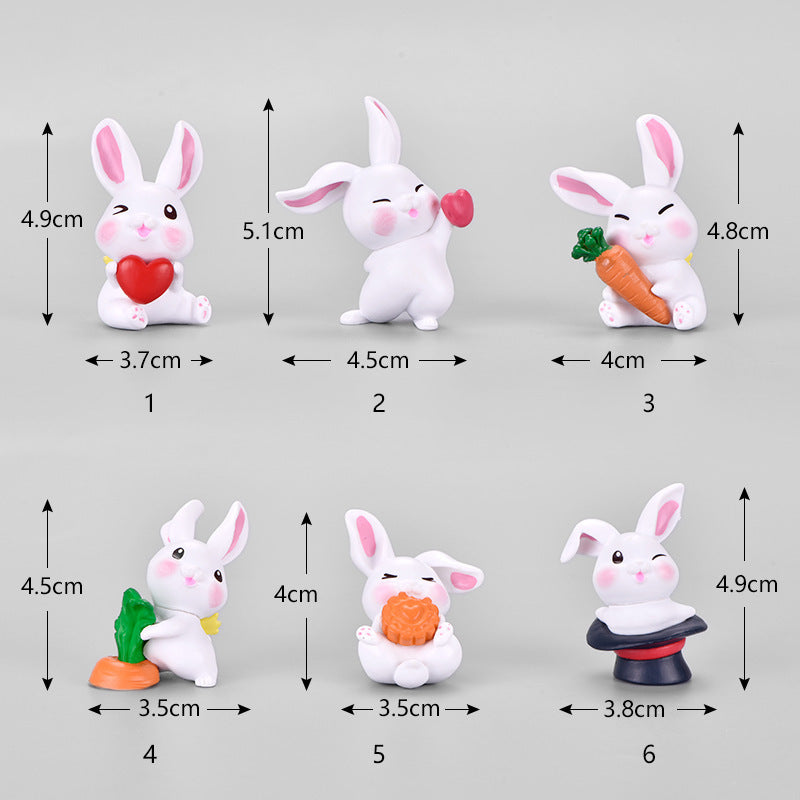 Succulent Mini Cute Animal Ornament