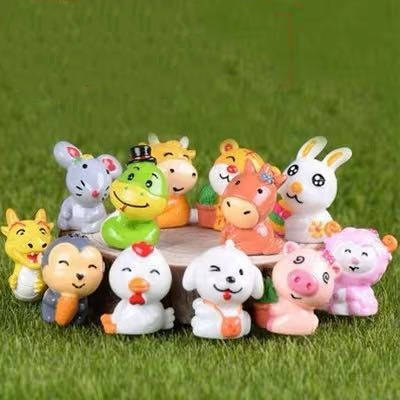 Succulent Mini Cute Animal Ornament