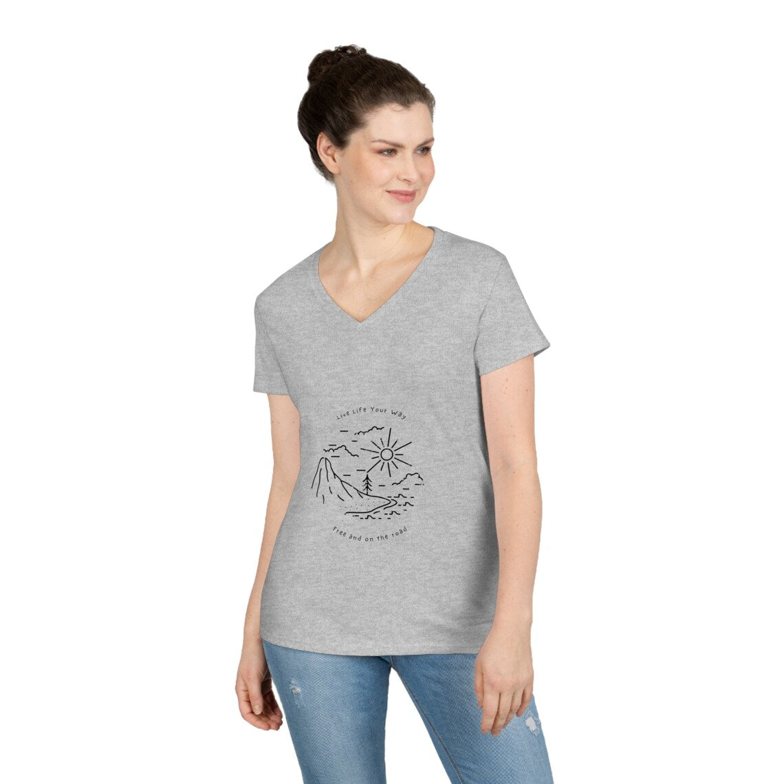 Live Life YOUR Way Ladies' V-Neck T-Shirt